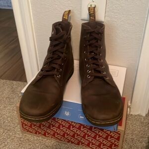 Doc Martens brown boots, size 9